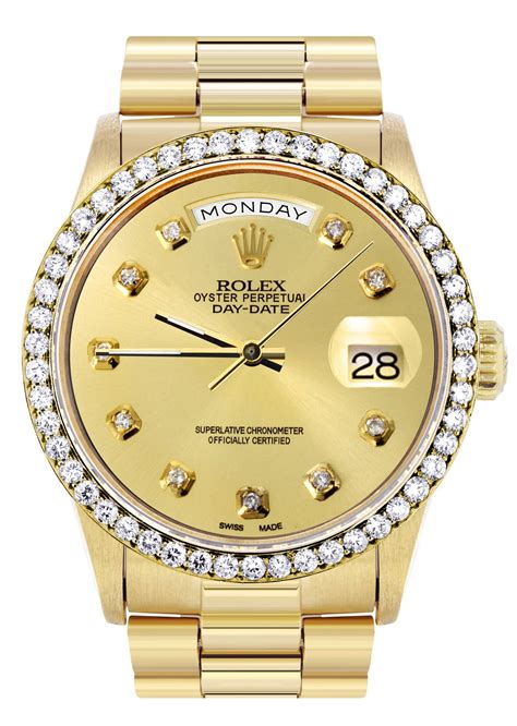 rolex presidential day date 18k yellow gold watch|rolex day date 118238.